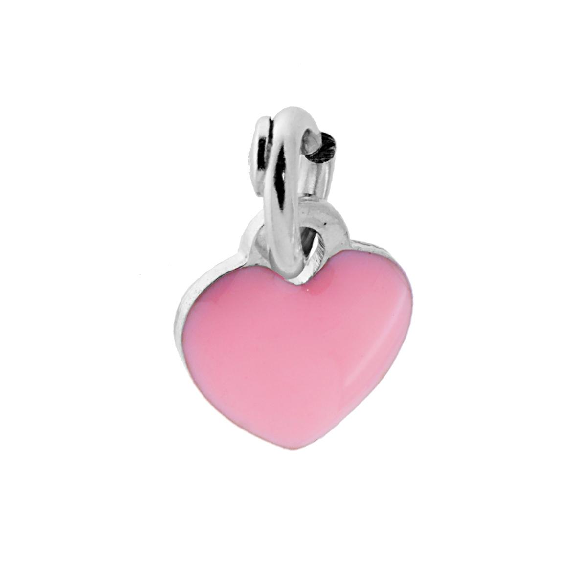 Collana Ufficiale Barbie Con Ciondolo A Cuore Smaltato Rosa E Cristallo – Zinco, Catena 40 Cm + 5 Cm Di Estensione – Gioiello Elegante Per Donne E Ragazze, Ideale Come Regalo