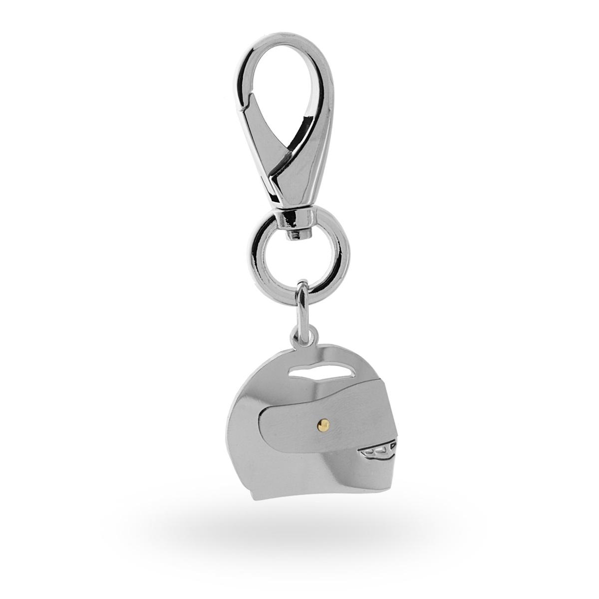 Portachiavi A Forma Di Casco Moto - Design Locomotiva, Regalo Per Motociclisti