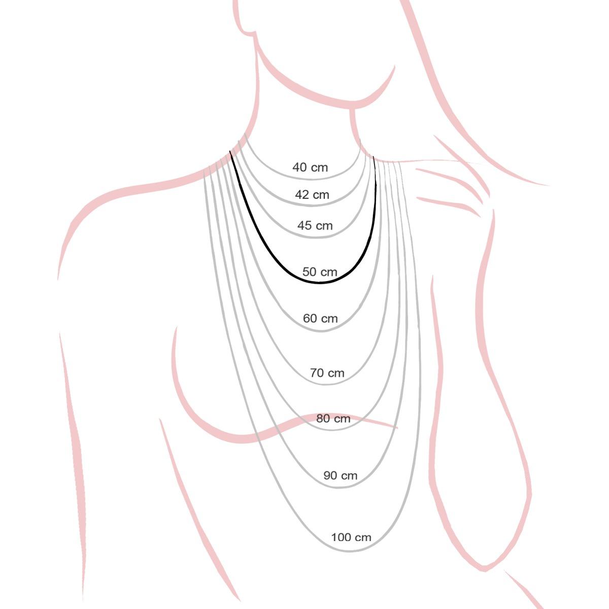 Catena Grumetta Diamantata 040 sezione mm 1.4 lunghezza cm 50 in ARGENTO 925 Galvanica Oro