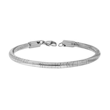Bracciale Catena Coda di Topo in ACCIAIO