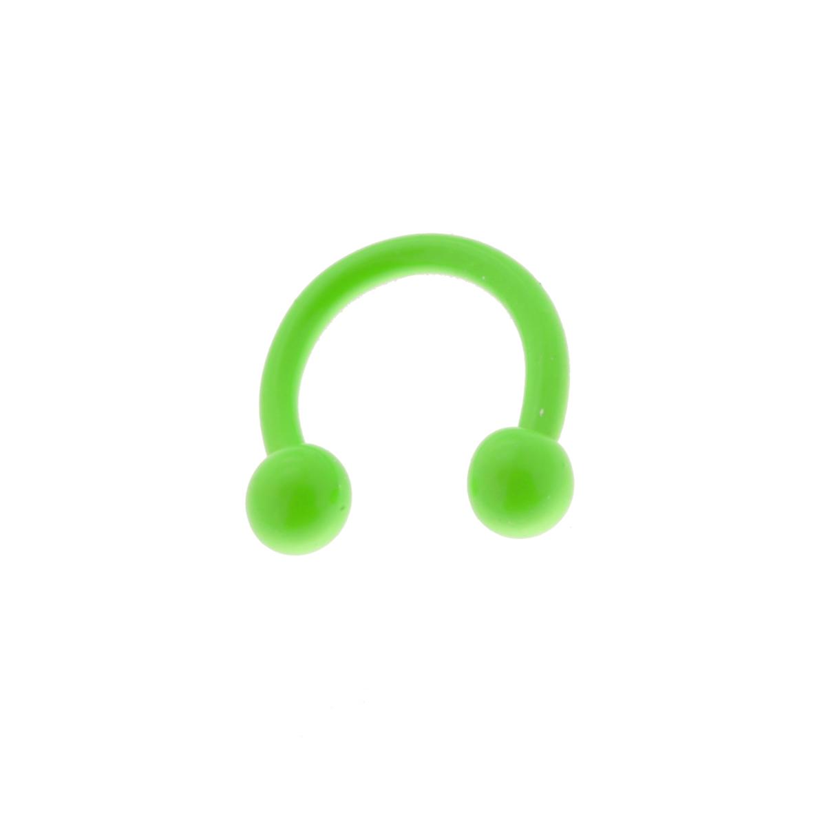 Body Piercing Circular Barbell mm 10 con Palline mm 3 Multicolor in ACCIAIO Chirurgico