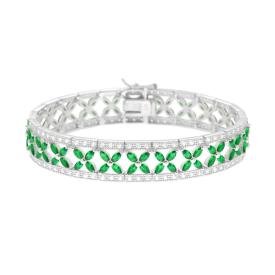 Tuscany Silver Orecchini A Goccia Con Nodo A Otto | Zirconia Cubica Placcati Rodio - Argento Sterling 925