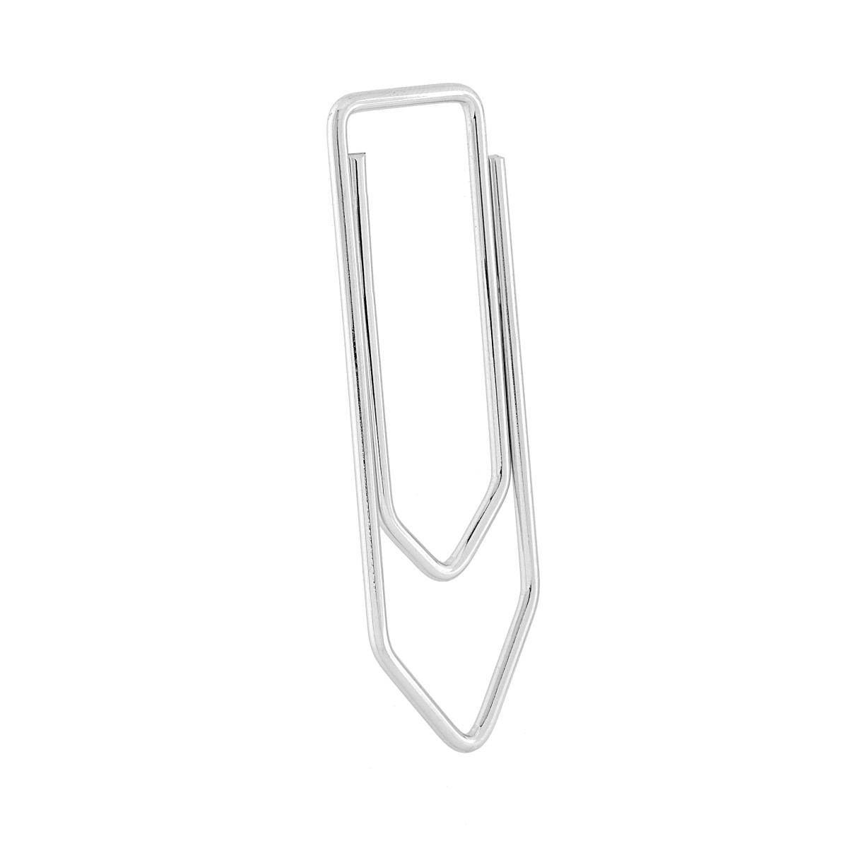 Fermasoldi Graffetta Attache in ARGENTO 925 Galvanica Rodio