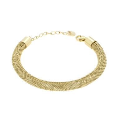 Bracciale Maglia Coreana in ACCIAIO colore Oro