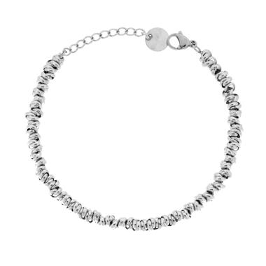 Bracciale Catena con Anelletti mm 4.6 in ACCIAIO