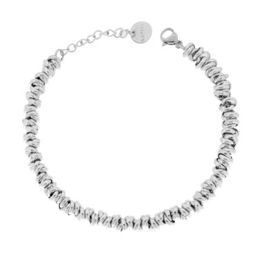 Bracciale Catena con Anelletti mm 5.2 in ACCIAIO