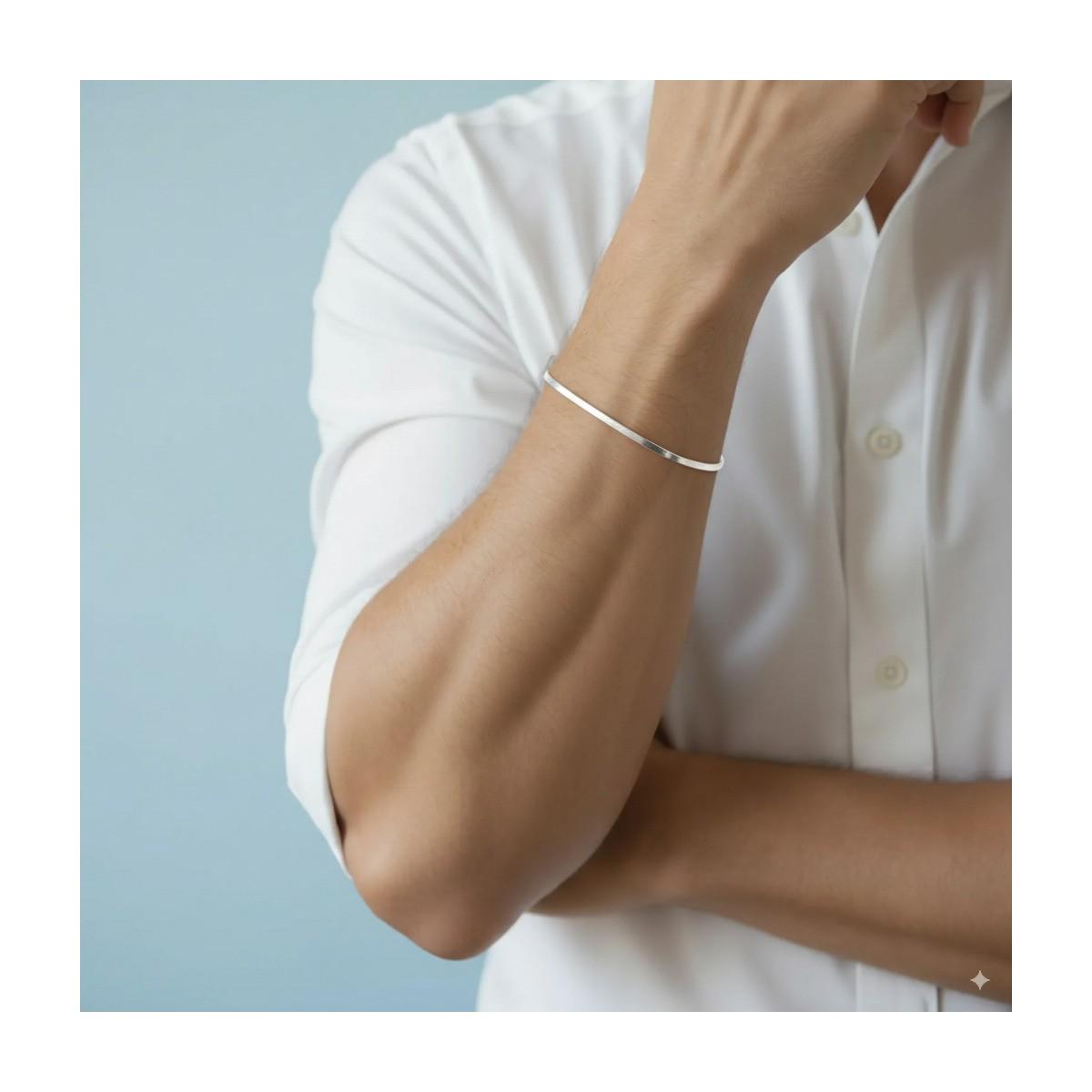 Bracciale Catena Magik mm 2 in ACCIAIO