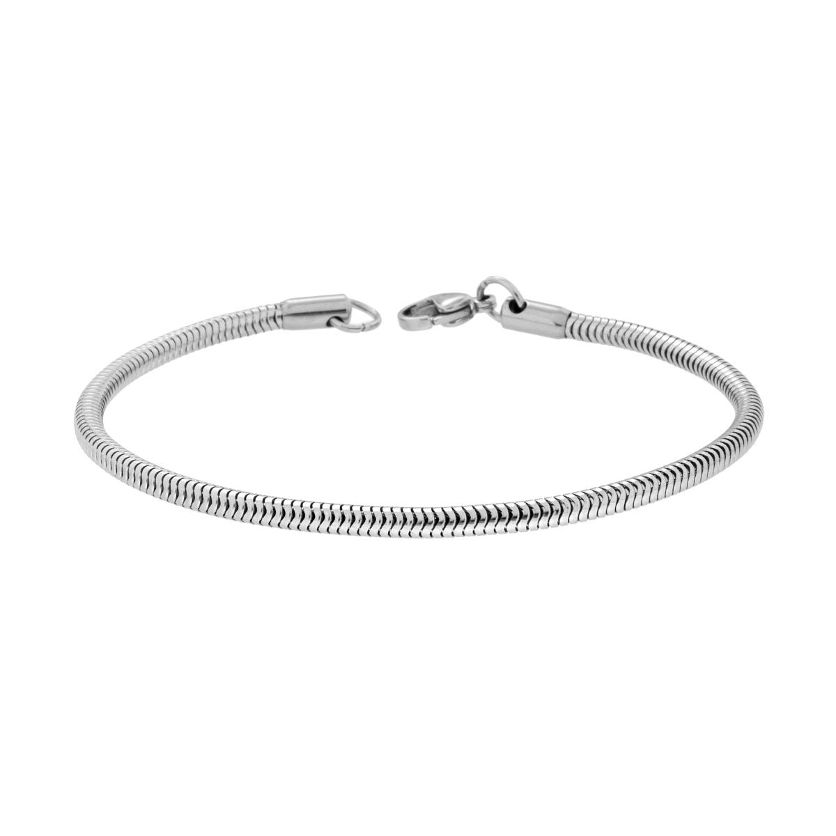 Bracciale Catena Coda di Topo in ACCIAIO