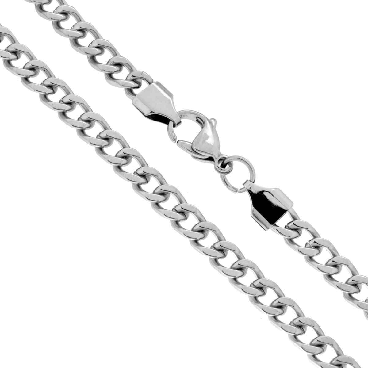 Catena Grumetta sezione mm 5.6 lunghezza cm 60 in ACCIAIO