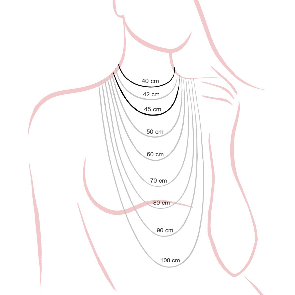 Catena Disco sezione mm 2.5 lunghezza cm 40+5 in ACCIAIO
