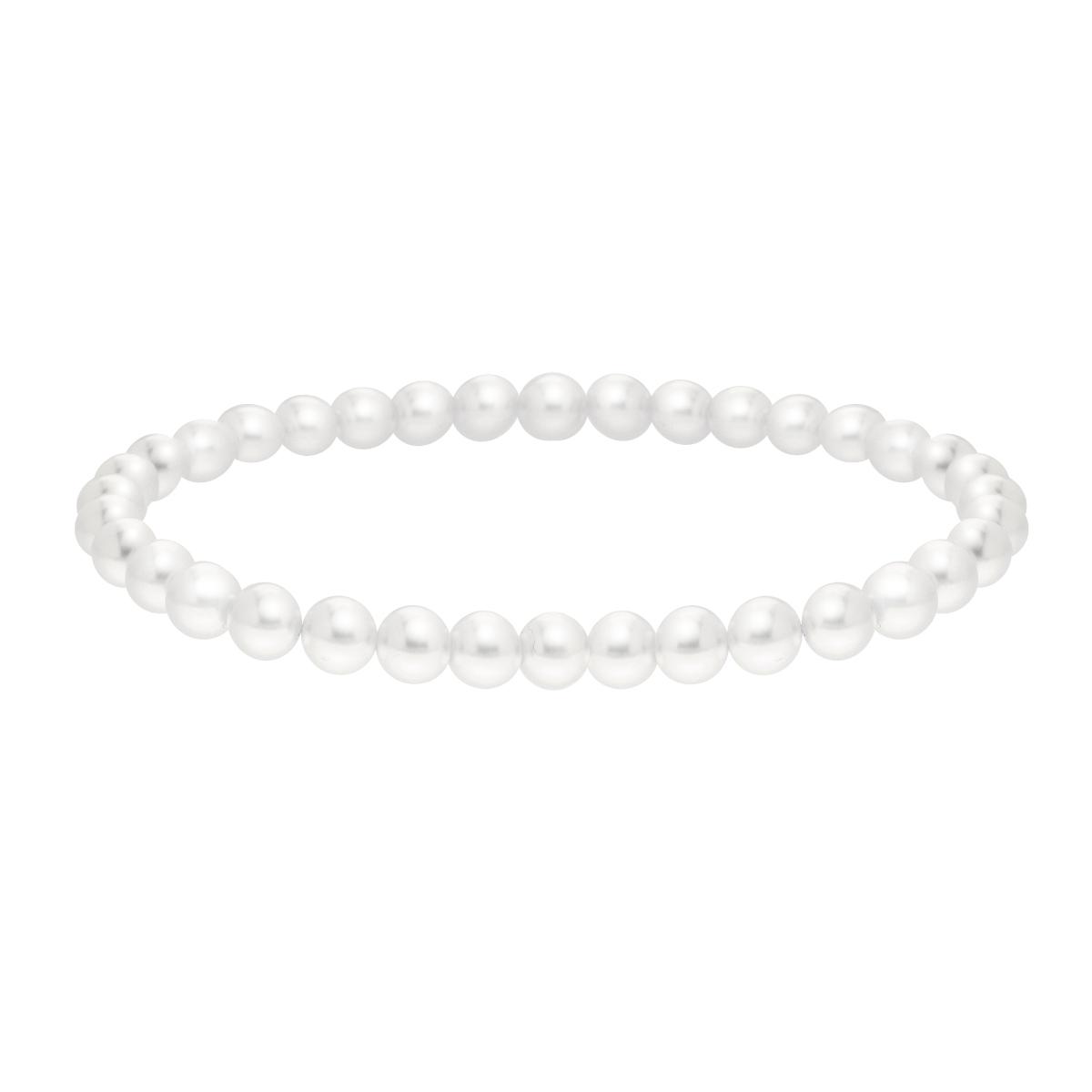 Bracciale elastico con Perle mm 6