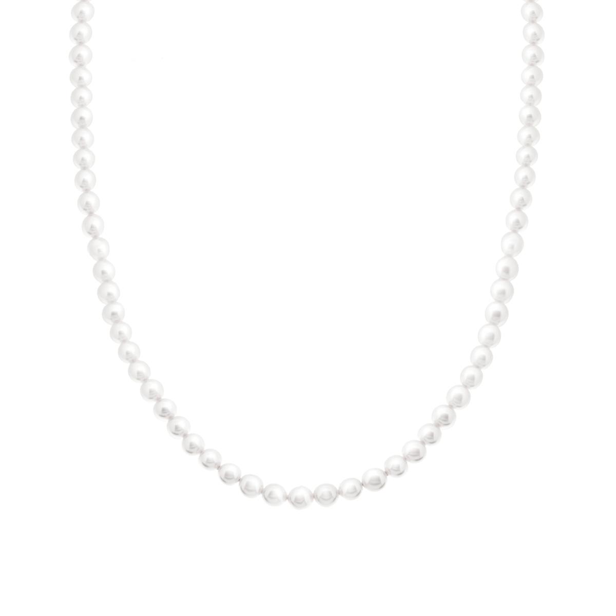 Collana con filo Perle mm 4 in ACCIAIO