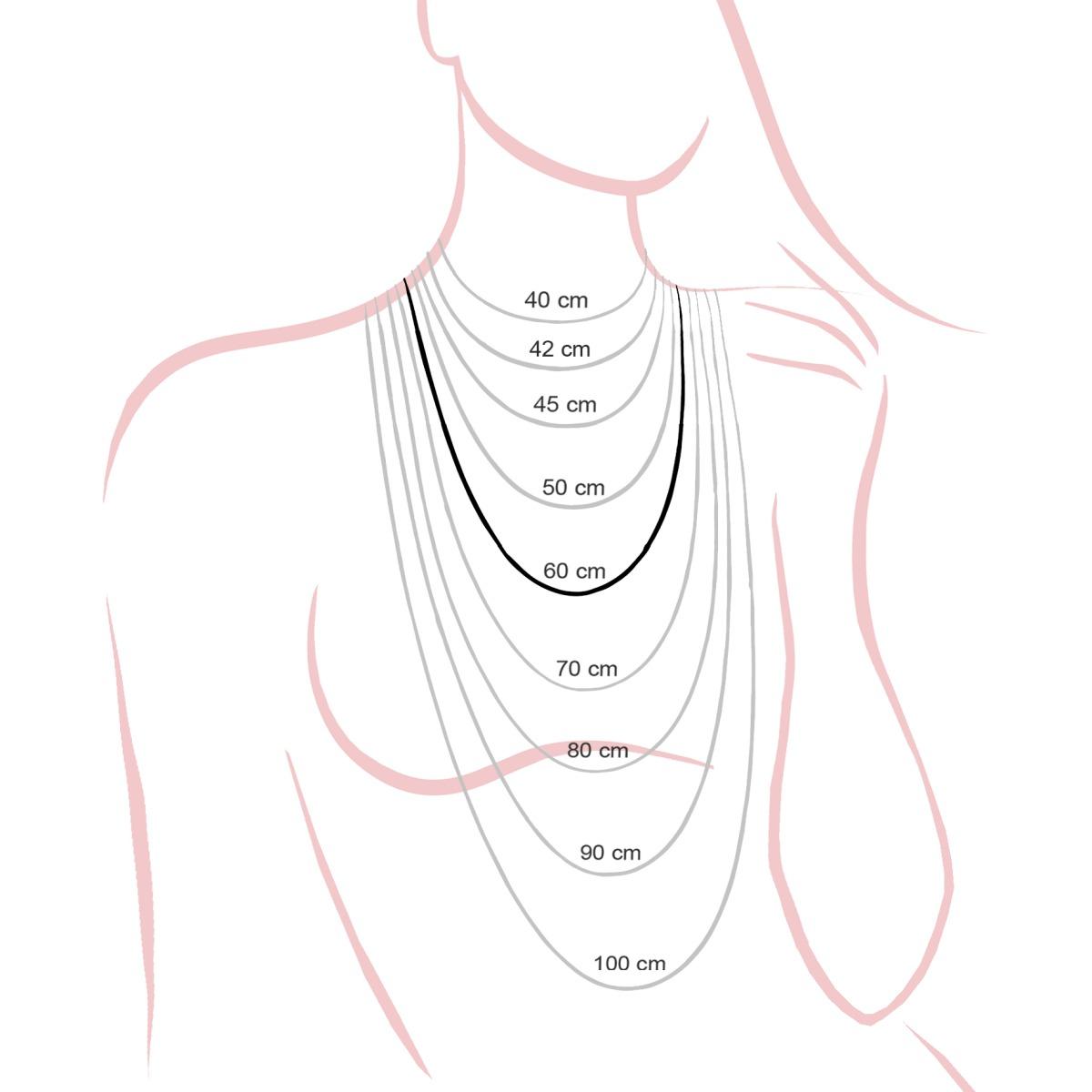 Catena Grumetta Diamantata 120 sezione mm 5.4 lunghezza cm 60 in ARGENTO 925 Galvanica Oro