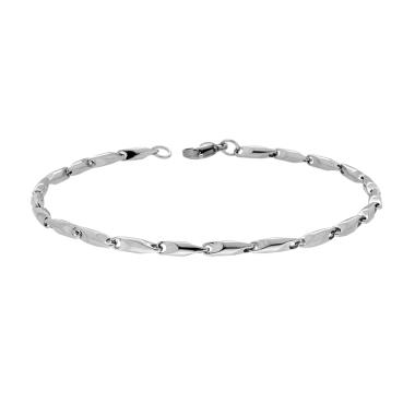 Bracciale Uomo Catena Cilindri in ACCIAIO