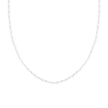 Collana Catena di Perle in ACCIAIO