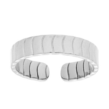 Anello Fascia Rigata in ACCIAIO