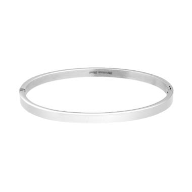 Bracciale Rigido modello Schiava Fascia mm 4 in ACCIAIO